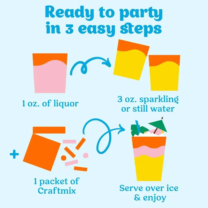 Craftmix Spiked Apple Cider Cocktail/Mocktail Mix - 12 Pack Multipack