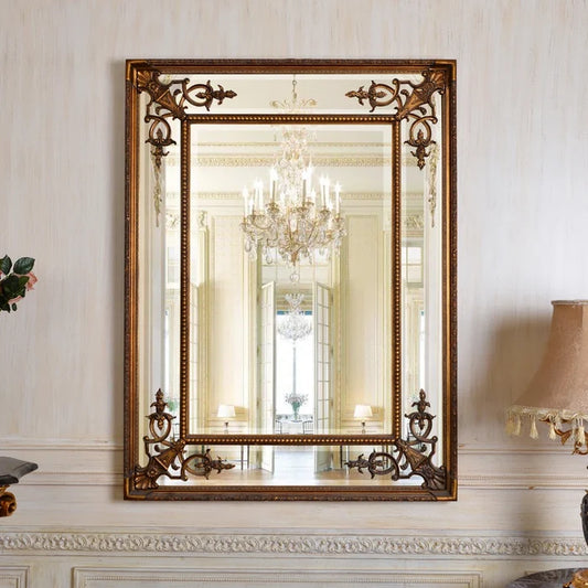 Daylan Wood Framed Wall Mounted Accent Mirror