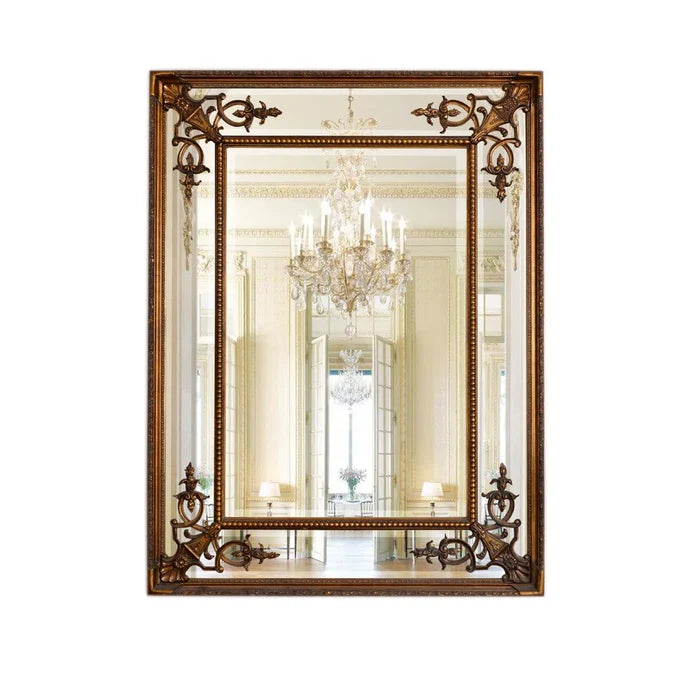Daylan Wood Framed Wall Mounted Accent Mirror