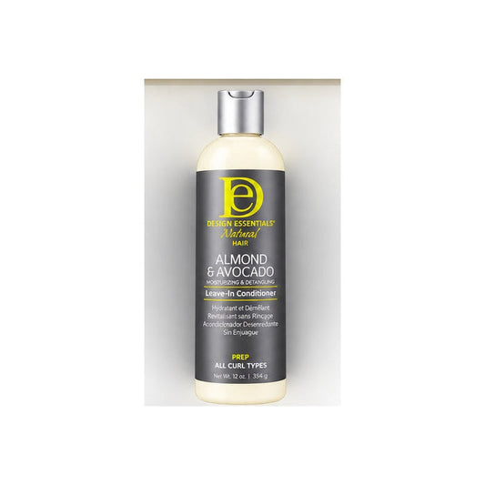 Design Essentials Almond & Avocado Leave-In Conditioner on clean background