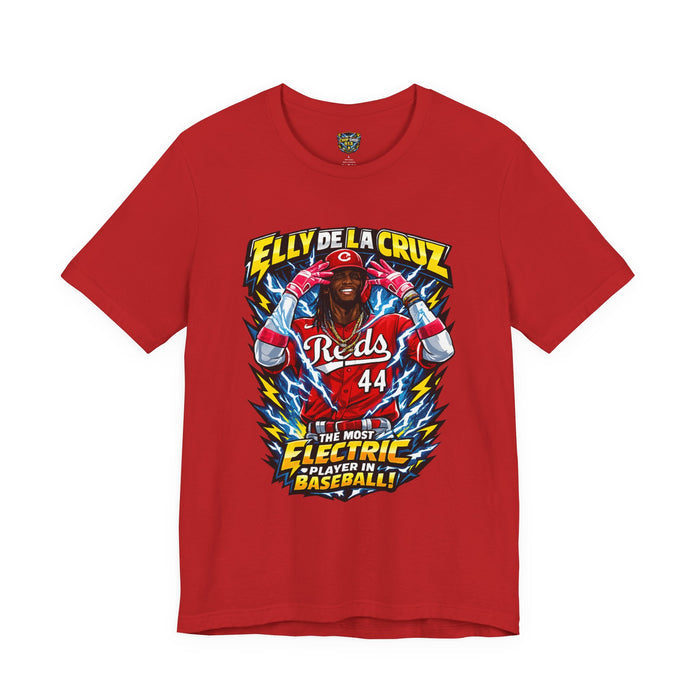 Elly De La Cruz 'The Most Electric Player in Baseball' Reds Baseball Tee