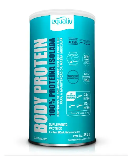 EQUALIV | Body Protein Sem Sabor (450 gramas)