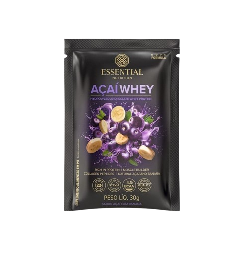 ESSENTIAL | AÇAÍ Whey Sachê (30 gramas)