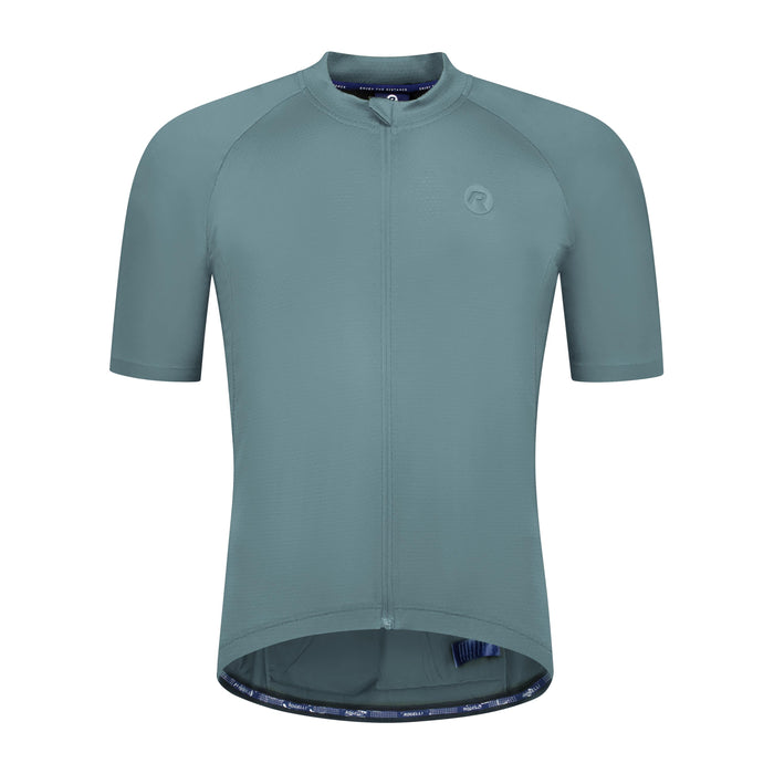 Rogelli Essential II fietsshirt heren grijs korte mouw voorkant.