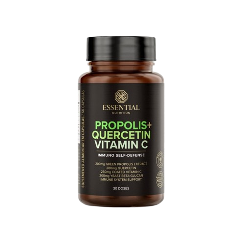 ESSENTIAL | Própolis + Quercetina + Vitamina C (60 Cápsulas)