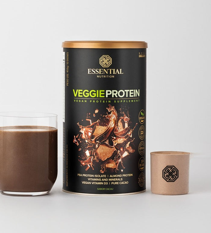 ESSENTIAL | Proteína Vegana Veggie Sabor Cacau (13 Doses)