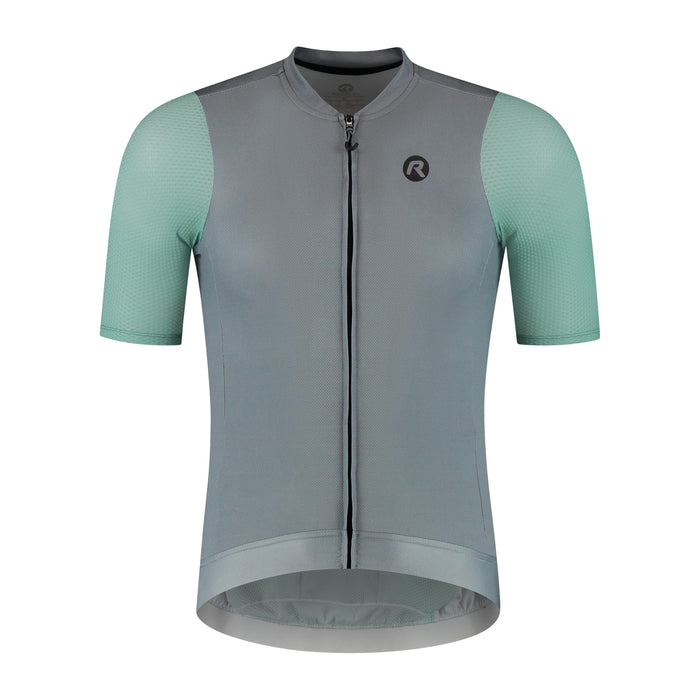 Rogelli Fast fietsshirt heren grijs korte mouw voorkant.