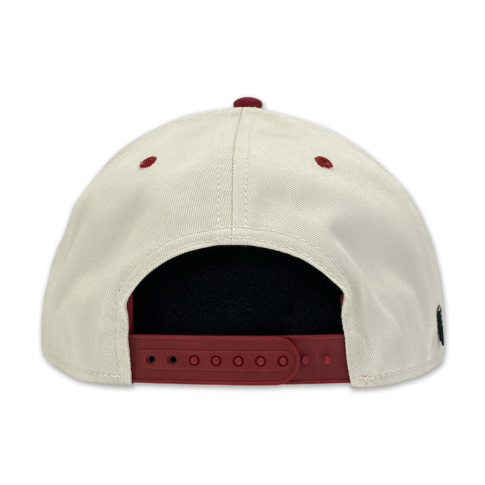 Fly Navy Heritage Twill Adjustable Hat (Stone/Cardinal)