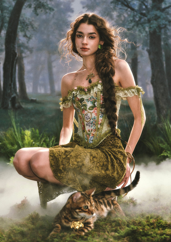 Forest Elf Princess Corset