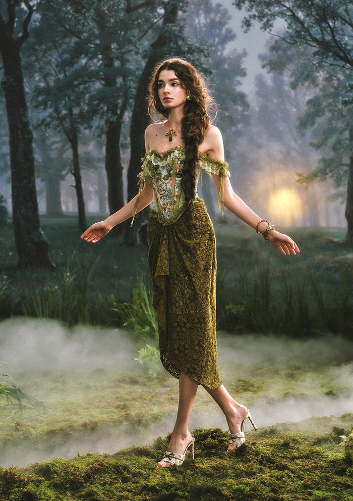 Forest Elf Princess Corset