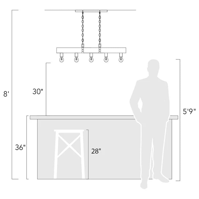 Garrett Linear Chandelier