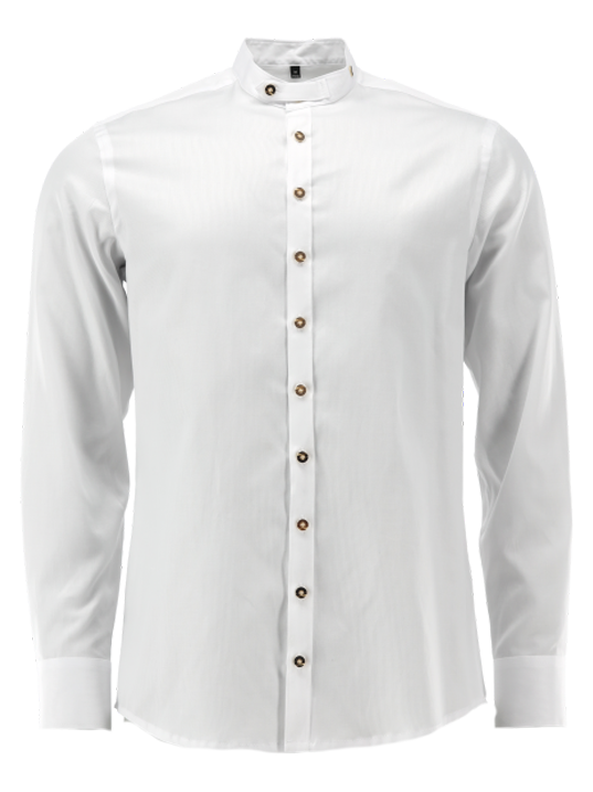 Gipfelstürmer Men's Slim Fit Shirt "Summit" white