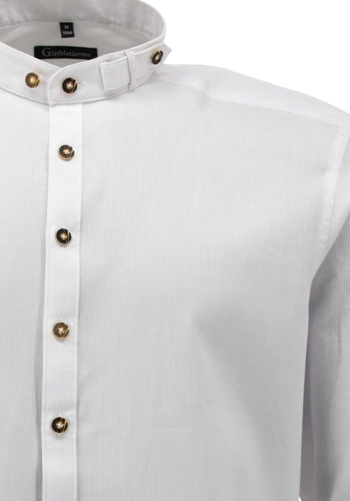 Gipfelstürmer Men's Slim Fit Shirt "Summit" white