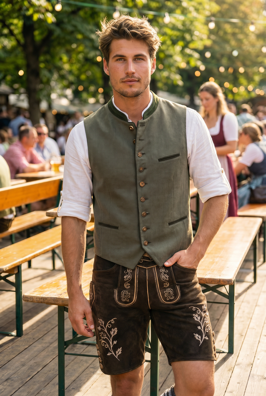 Gipfelstürmer Men's Vest "Patrick" green