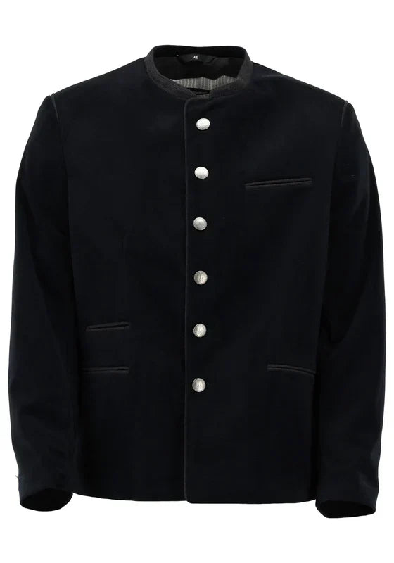 Gipfelstürmer Traditional Velvet Jacket "Xenado" black