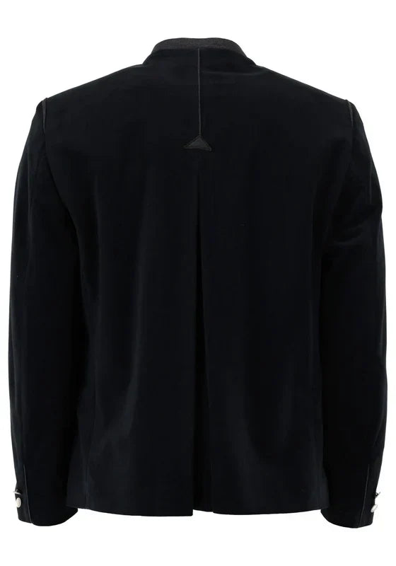 Gipfelstürmer Traditional Velvet Jacket "Xenado" black