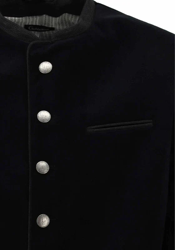 Gipfelstürmer Traditional Velvet Jacket "Xenado" black