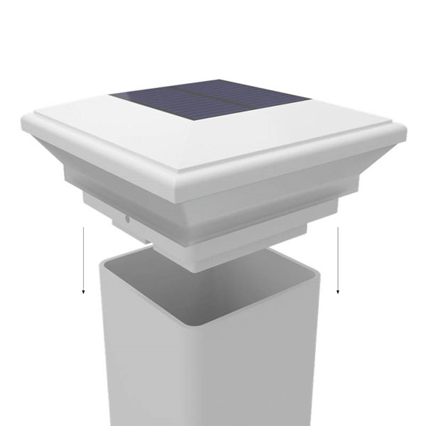 Hampton Solar Light, PVC fence posts - Image 2