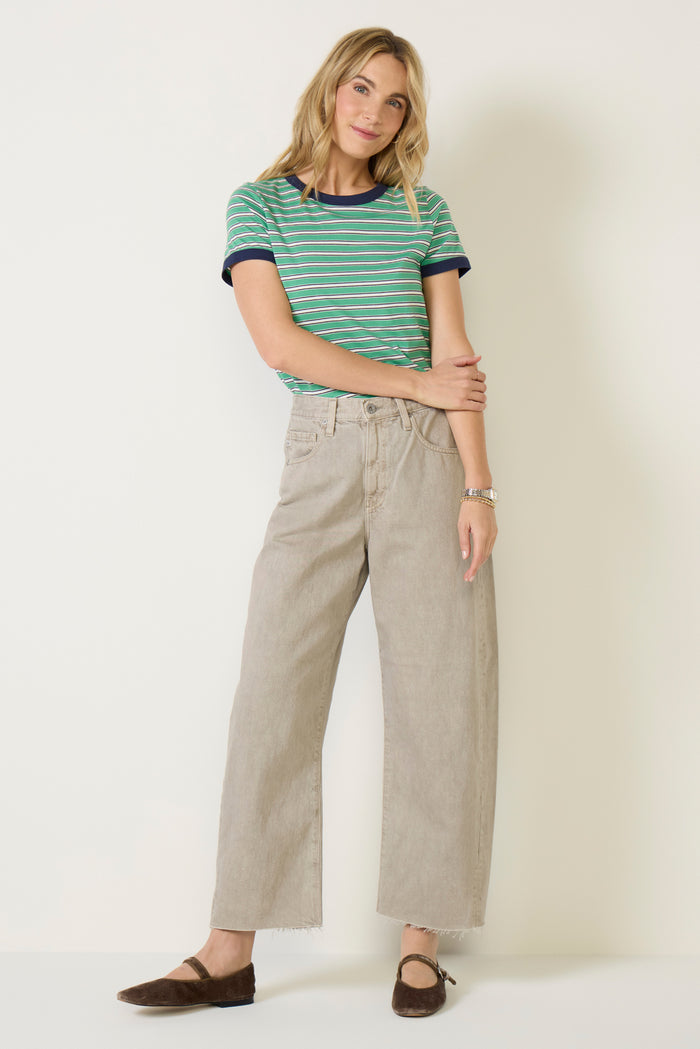 Hattie Barrel Cropped Jean