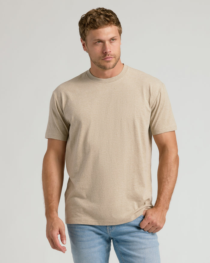 Man wearing CombinedListingTest Classic Crew Neck and jeans.