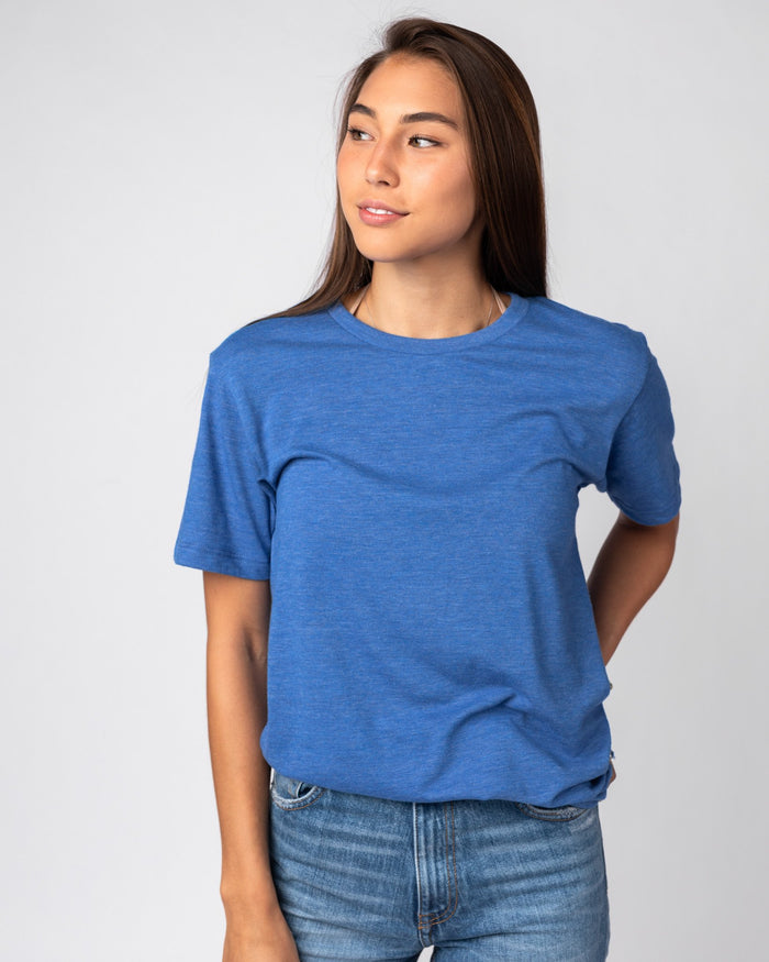 Royal Blue Unisex Essentials Collection Vintage T-Shirt Front