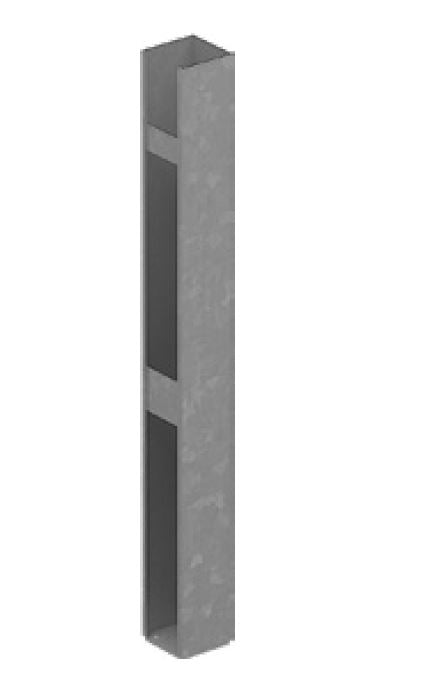 HEAVY DUTY Concealed base plate for semi privacy posts. - Image 1