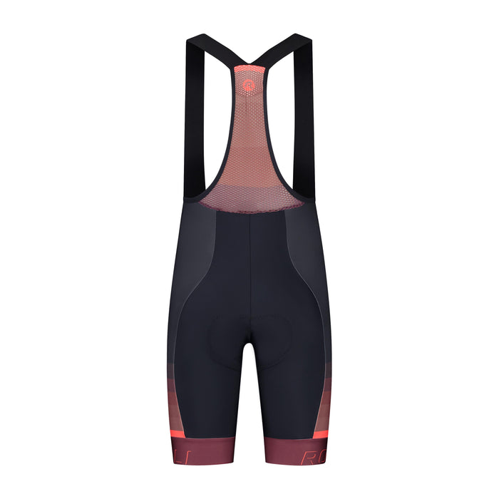 Rogelli Hero II korte fietsbroek heren zwart en rood achterkant.