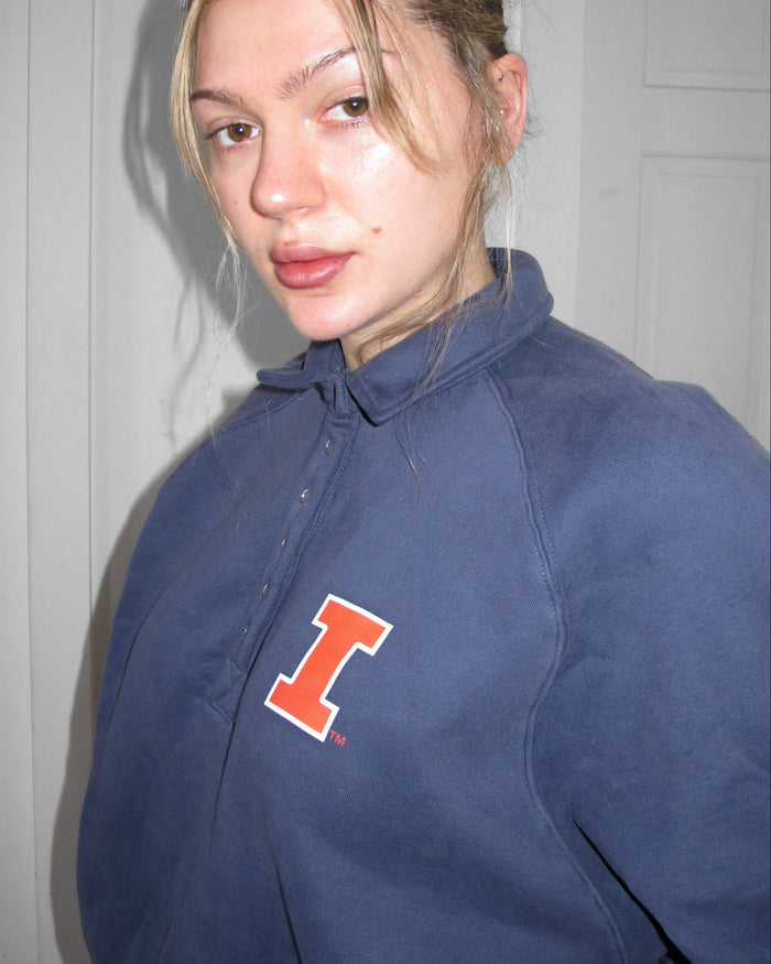 Illinois Snap Button Sweatshirt