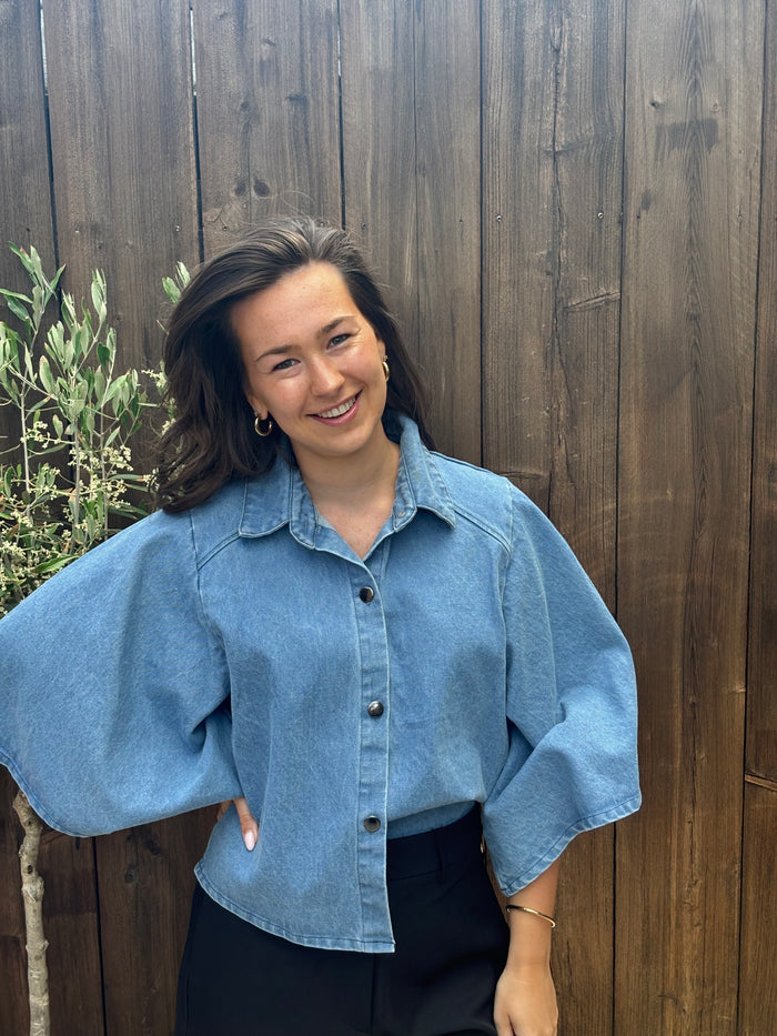 Julia Dames Spijkerblouse Denim