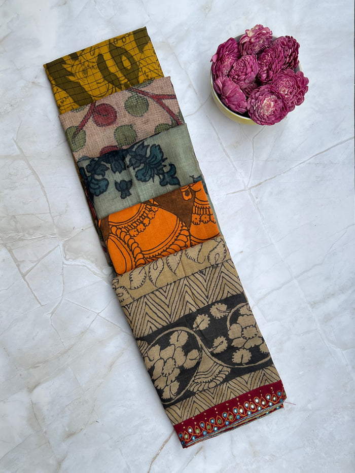 Kalamkari Silk Blouse Set
