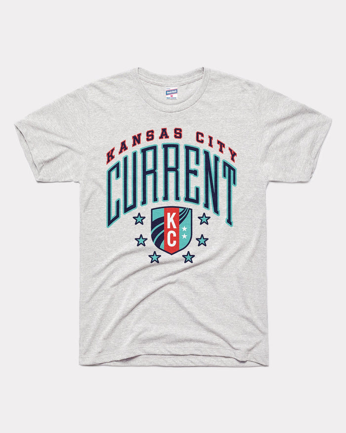 Ash Grey Kansas City Current Founders Unisex Vintage T-Shirt