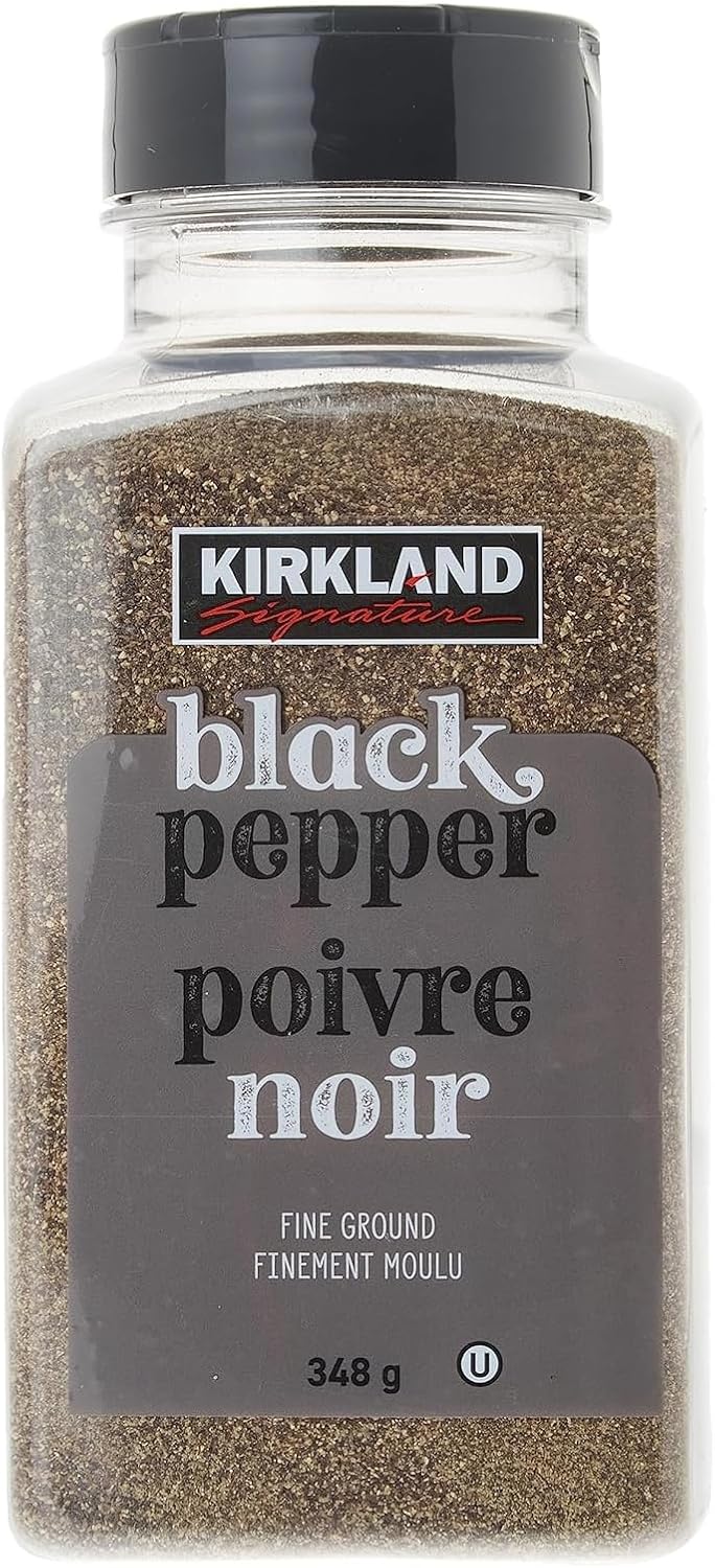 Kirkland Fine Ground Black Pepper, 348 Gram - Shoppers-kart.com