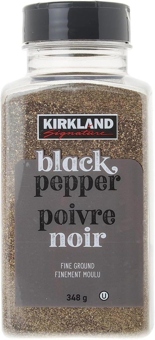 Kirkland Fine Ground Black Pepper, 348 Gram - Shoppers-kart.com