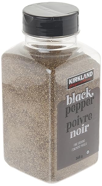 Kirkland Fine Ground Black Pepper, 348 Gram - Shoppers-kart.com