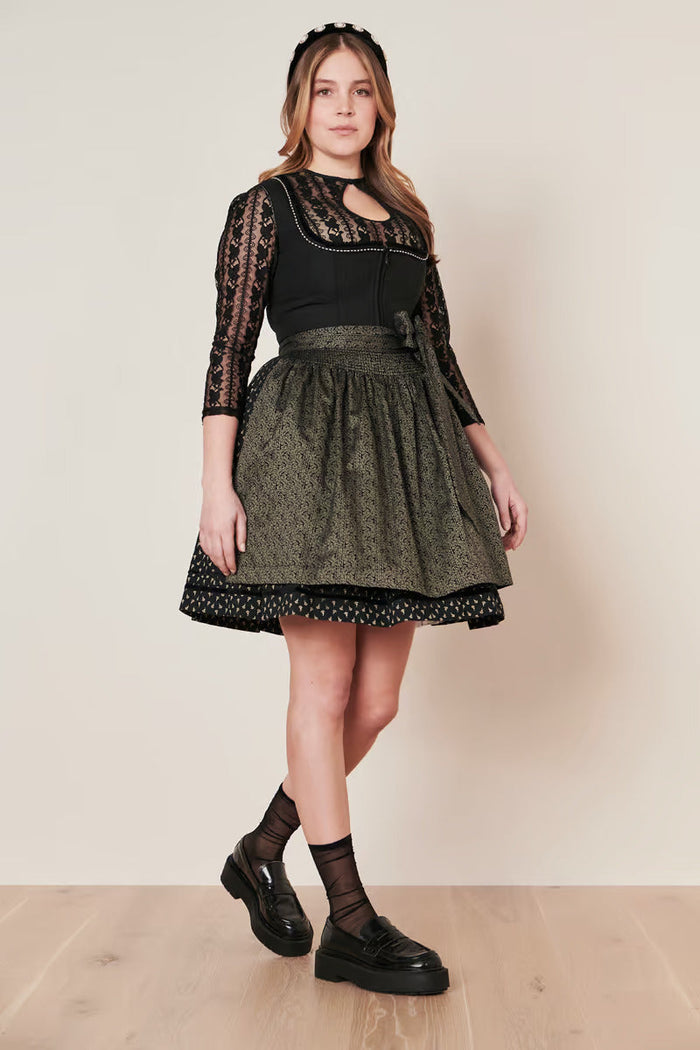 Kruger Adalyn Mini Dirndl, Black — 50cm 2pc Set
