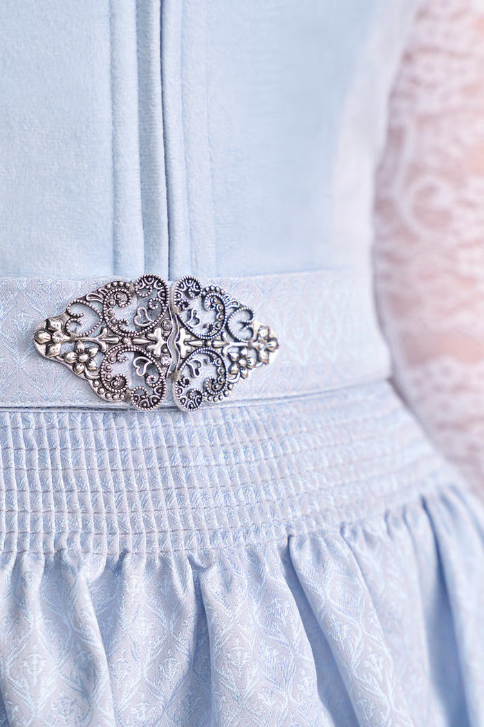 Kruger Alisha Mini Dirndl, Light Blue — 50cm 2pc Set