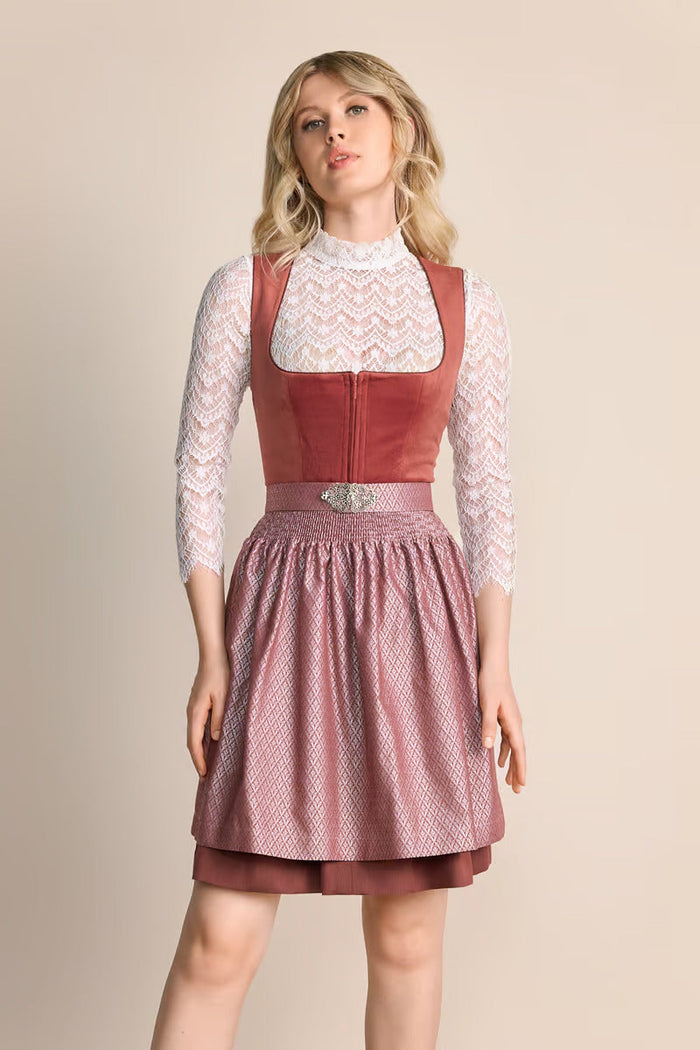 Kruger Alisha Mini Dirndl, Red — 50cm 2pc Set