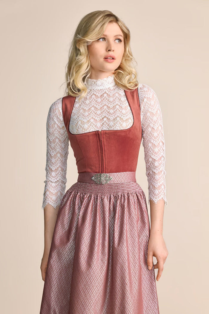 Kruger Alisha Mini Dirndl, Red — 50cm 2pc Set