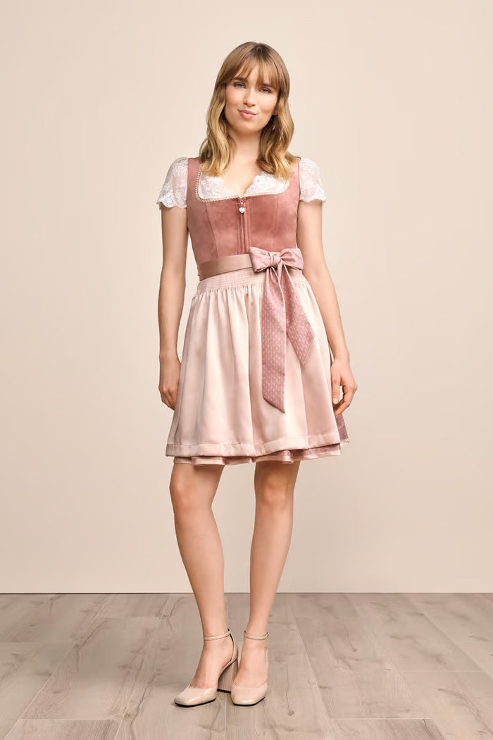 Kruger Dena Mini Dirndl, Red — 50cm 2pc Set