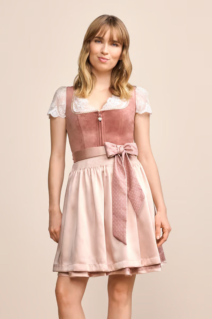 Kruger Dena Mini Dirndl, Red — 50cm 2pc Set