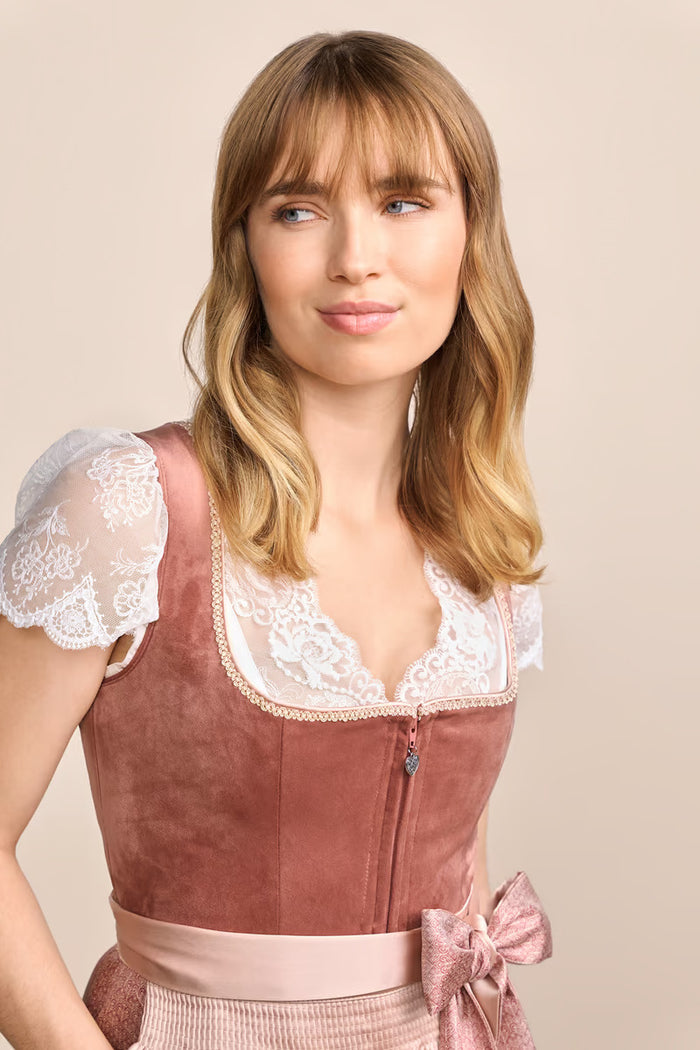 Kruger Dena Mini Dirndl, Red — 50cm 2pc Set