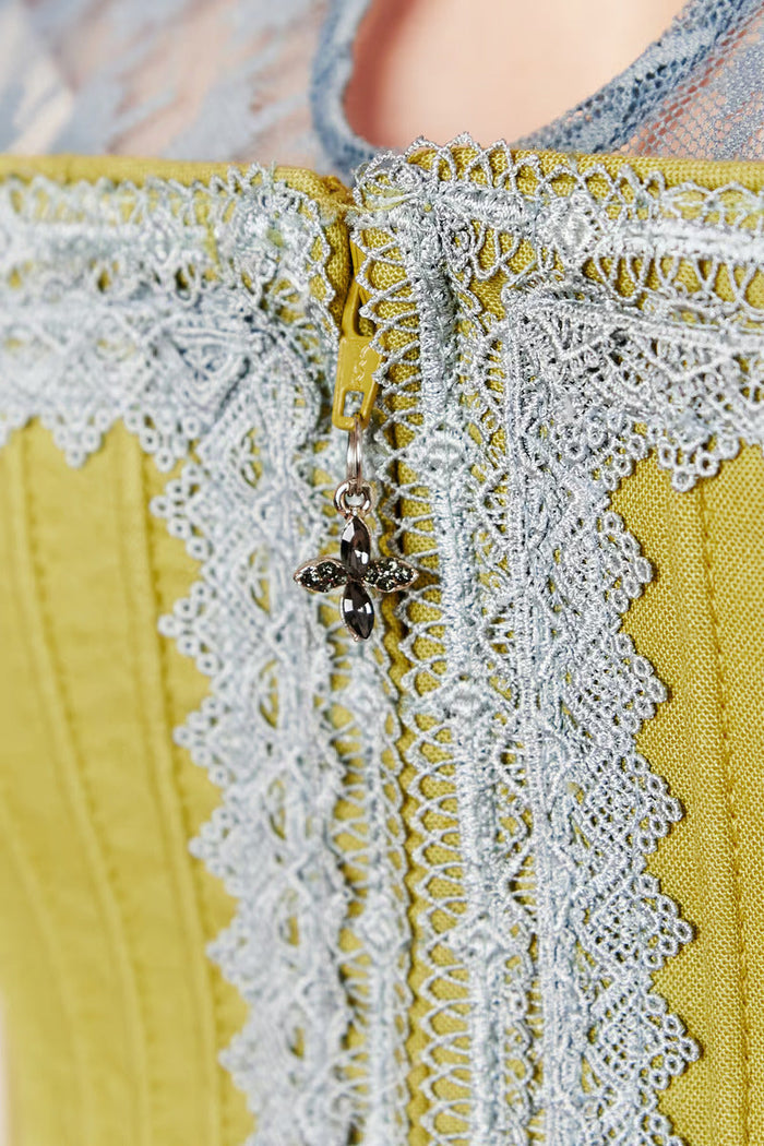 Kruger Eltje Long Dirndl, Yellow — 70cm 2pc Set