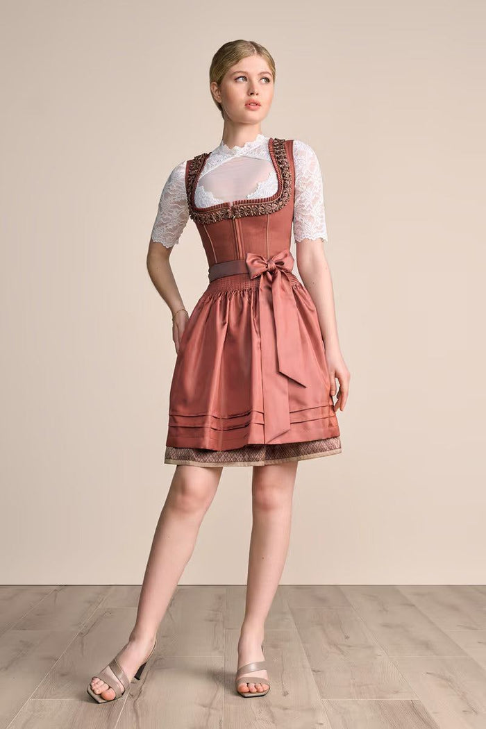 Kruger Marielle Mini Dirndl, Red — 50cm 2pc Set