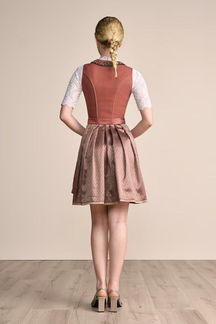 Kruger Marielle Mini Dirndl, Red — 50cm 2pc Set