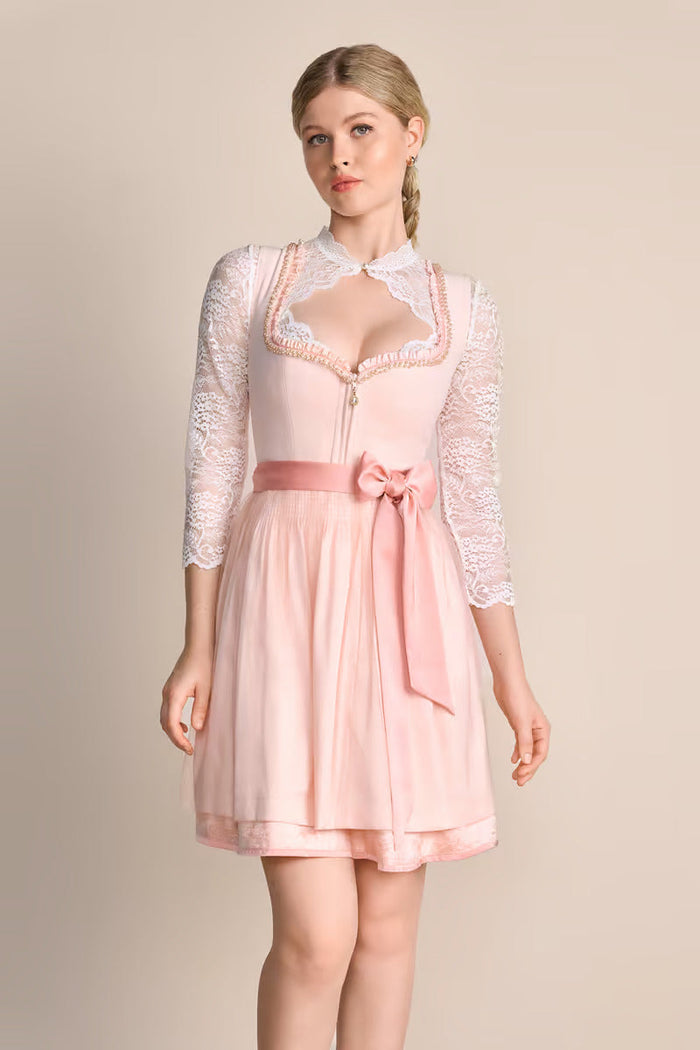 Kruger Milina Mini Dirndl, Pink — 50cm 2pc Set