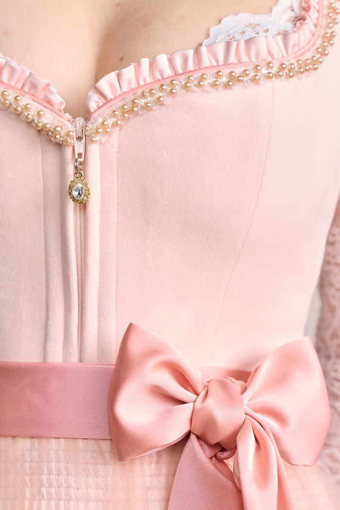 Kruger Milina Mini Dirndl, Pink — 50cm 2pc Set