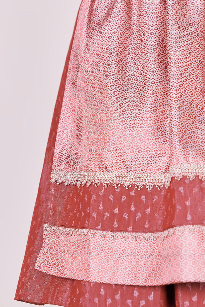 Kruger Prunella Midi Dirndl, Red — 60cm 2pc Set