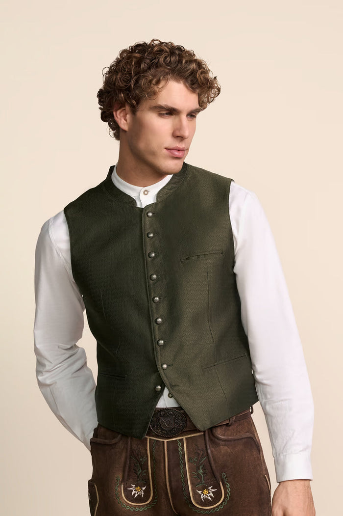 Kruger Traditional Vest "Malino" olive (54)
