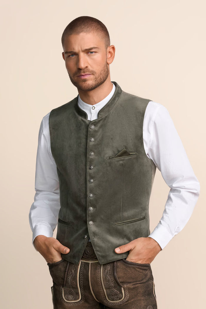 Kruger Traditional Vest "Theodoros" green