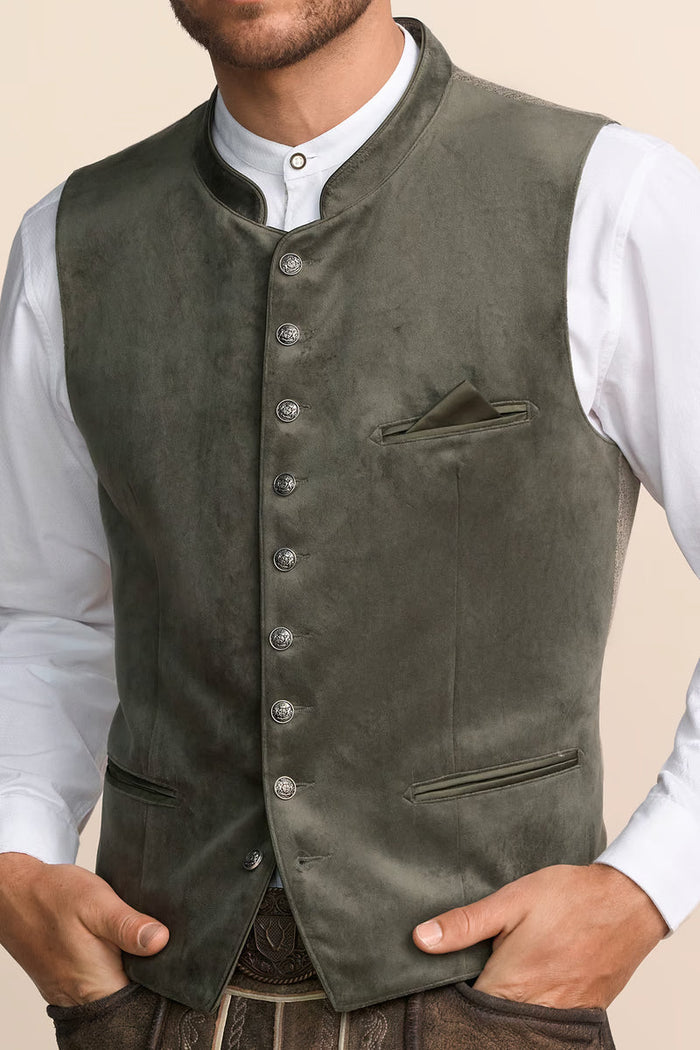 Kruger Traditional Vest "Theodoros" green